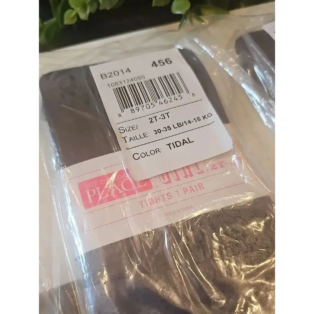Tidal Blue Tights Size 2T-3T - Pack of 2 NWT
